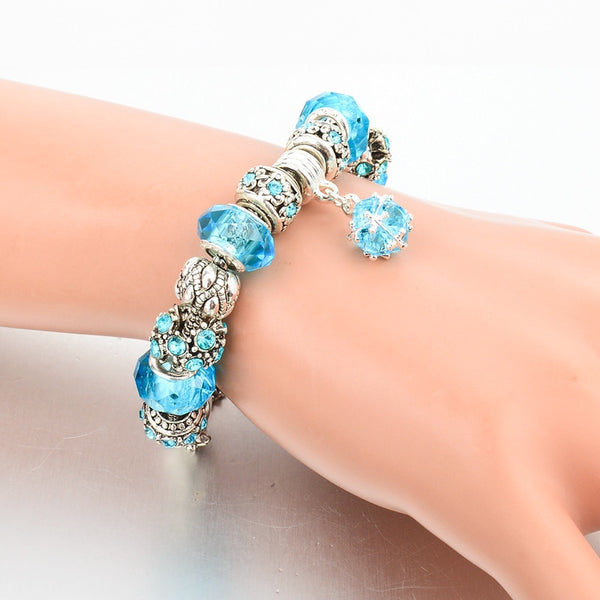 Tibetan Crystal Charm Bracelet